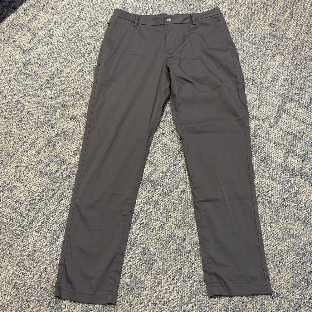 Birddogs Cotton Pants Mens 34X30 Gray Boomstick Chino Slim Casual Stretch